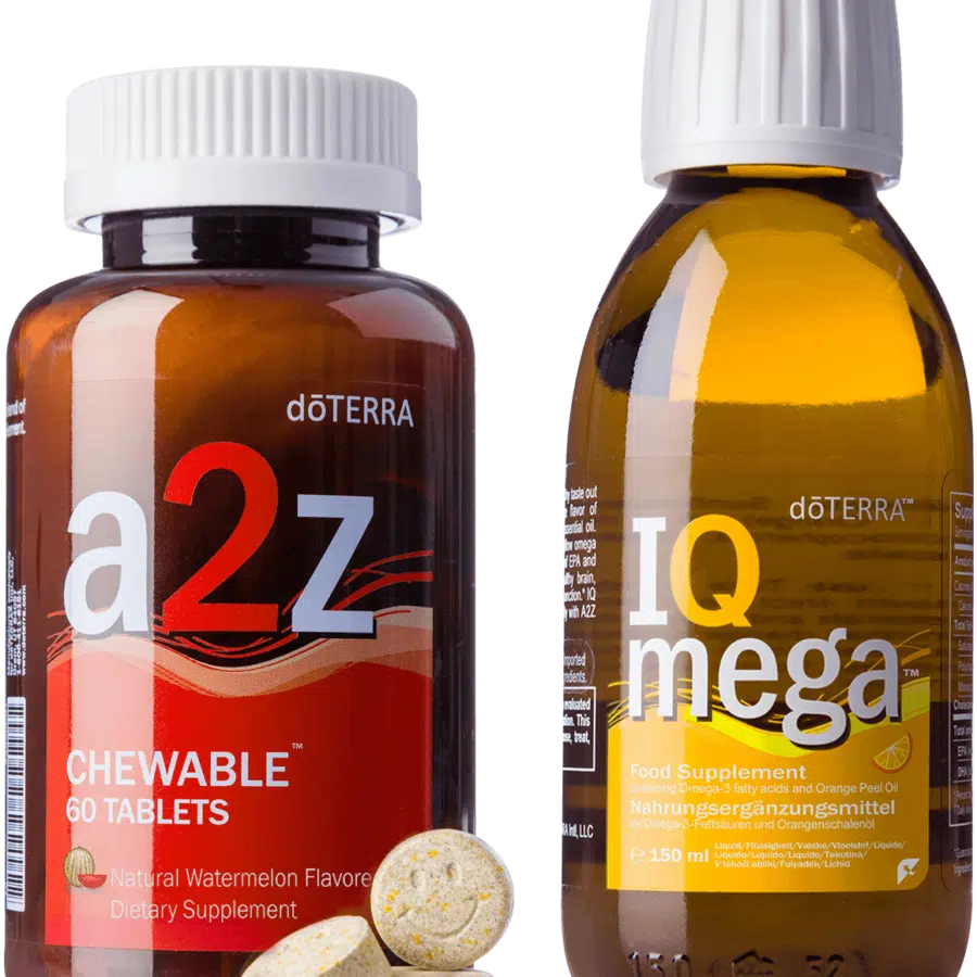 dōTERRA a2z Chewable™ Kautabletten und IQ Mega™ Pack